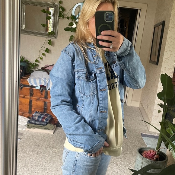 Goodfellow & Co Perfect Light Blue Fall Denim Jean Jacket - Picture 6 of 11